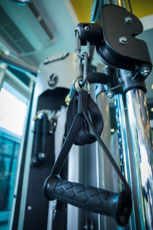 Loading Gym Equipment